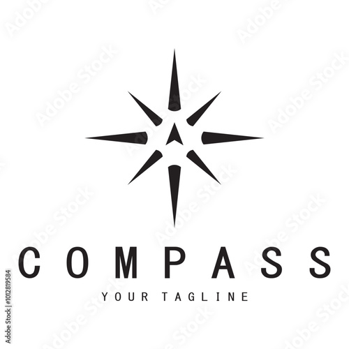 compass icon isolated on background.modern flat compass pictogram,business,marketing,internet concept.trendy simple vector symbol for websitedesign or button to mobile app.logo illustration.