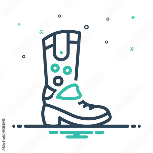 Mix icon for boots