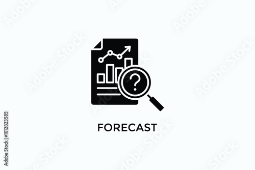 Forecast Vector Icon Or Logo Illustration