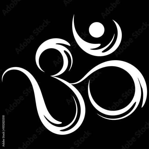 om symbol vector file 