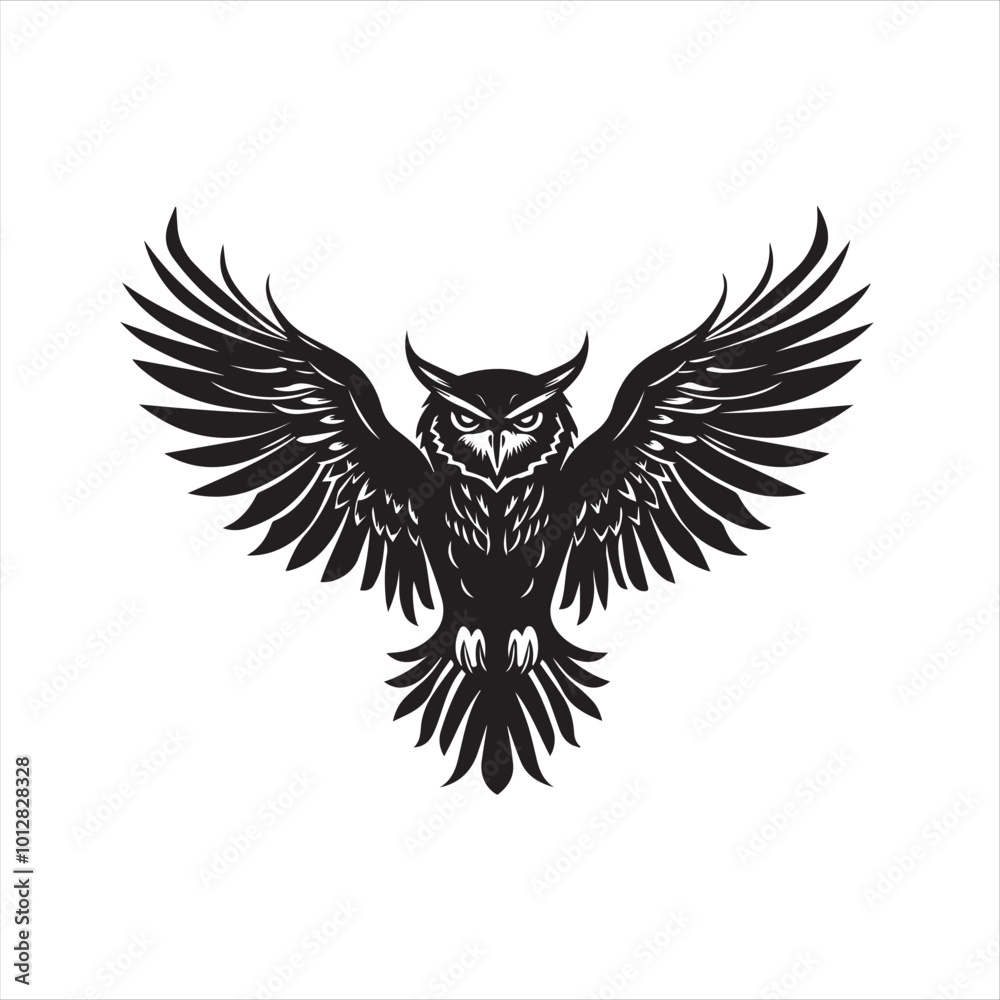 Obraz premium owl vector illustration