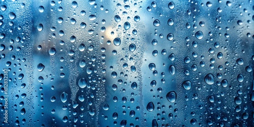 Water Drops on Frosted Glass Texture - Beautiful Background for Winter, Cool Designs, and Creative Projects