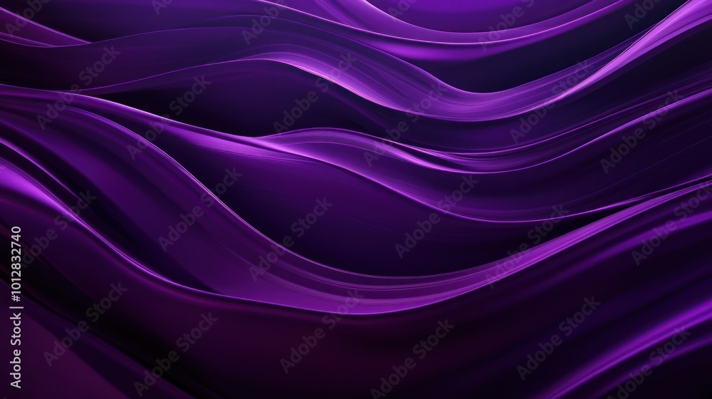 Fototapeta premium Abstract Purple Waves