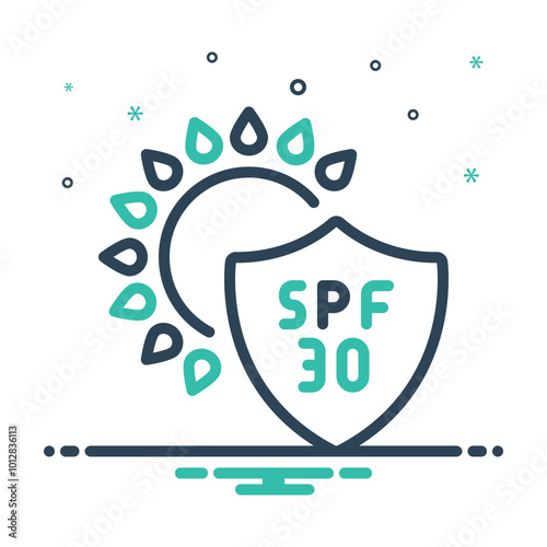 Mix icon for spf 30