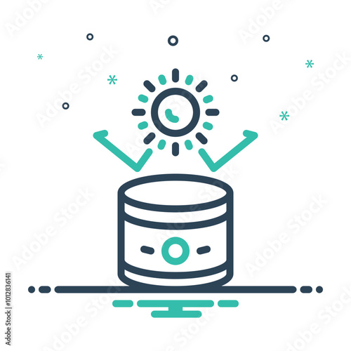 Mix icon for sunblock