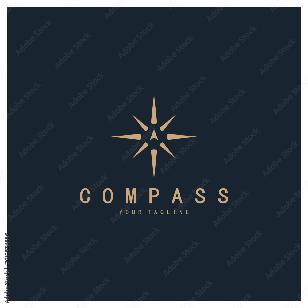 Obraz premium compass icon isolated on background.modern flat compass pictogram,business,marketing,internet concept.trendy simple vector symbol for websitedesign or button to mobile app.logo illustration.