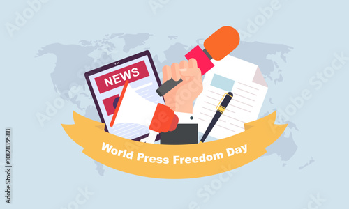 World press freedom day background