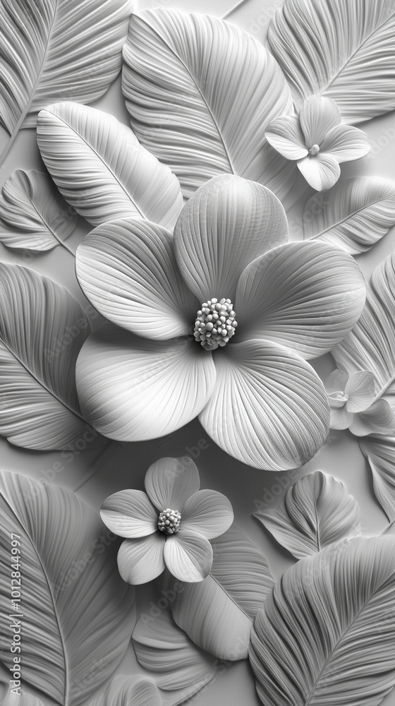 vibrant 3D floral background with blooming spring flowers and delicate leaves, symbolizing growth, renewal, and nature's beauty. Luxurious textures create a rich, dynamic feel, perfect for seasonal th vibrant 3D floral background with blooming spring flowers and delicate leaves, symbolizing growth, renewal, and nature's beauty. Luxurious textures create a rich, dynamic feel, perfect for seasonal th