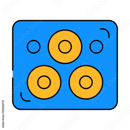 adhesive plasters line icon vector. adhesive plasters sign. isolated symbol illustration