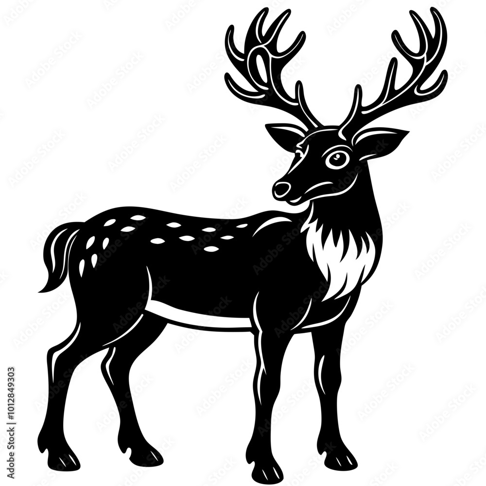 deer silhouette vector deer silhouette vector