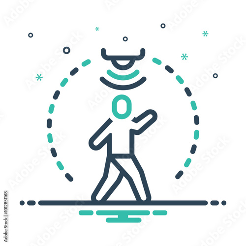 Mix icon for motion sensor