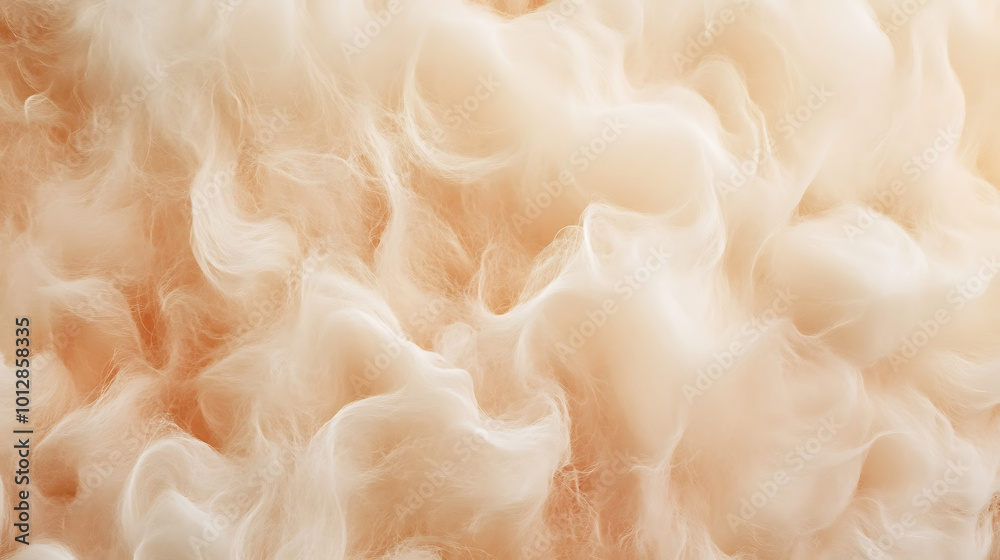 Fototapeta premium An elegant and delicate texture of a soft and foamy background in a trendy color, embodying a minimalist and fragile aesthetic