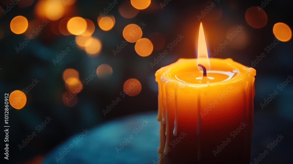 a lit candle sitting on top of a table a lit candle sitting on top of a table
