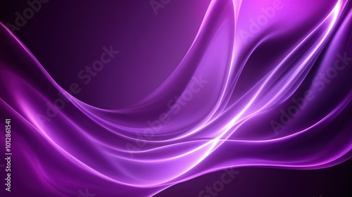 Wallpaper Mural Abstract Purple Waves Torontodigital.ca