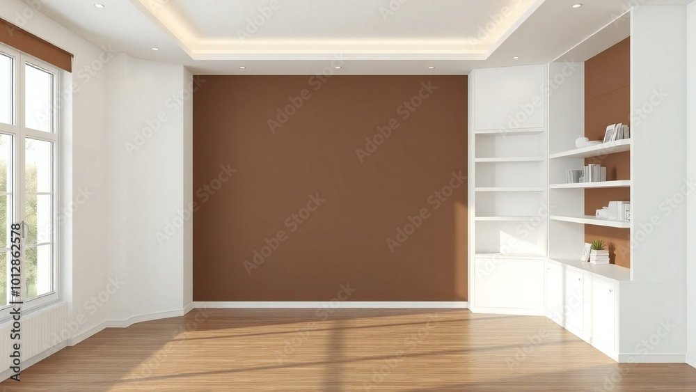 Fototapeta premium empty room with window
