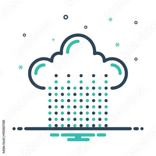Mix icon for shower