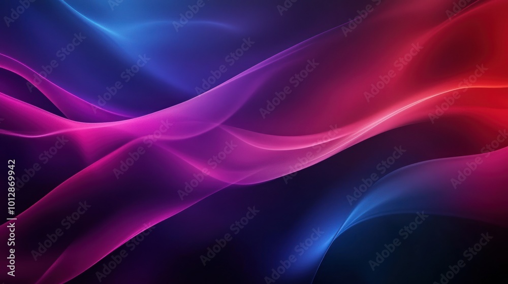 Obraz premium Abstract Wavy Glow