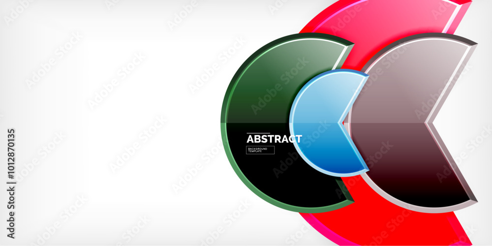 Glass reflective geometric round shapes background. Vector Illustration For Wallpaper, Banner, Background, Card, Book Illustration, landing page Glass reflective geometric round shapes background. Vector Illustration For Wallpaper, Banner, Background, Card, Book Illustration, landing page