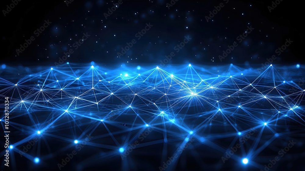 Digital Artwork of a Starry Night Sky Digital Artwork of a Starry Night Sky