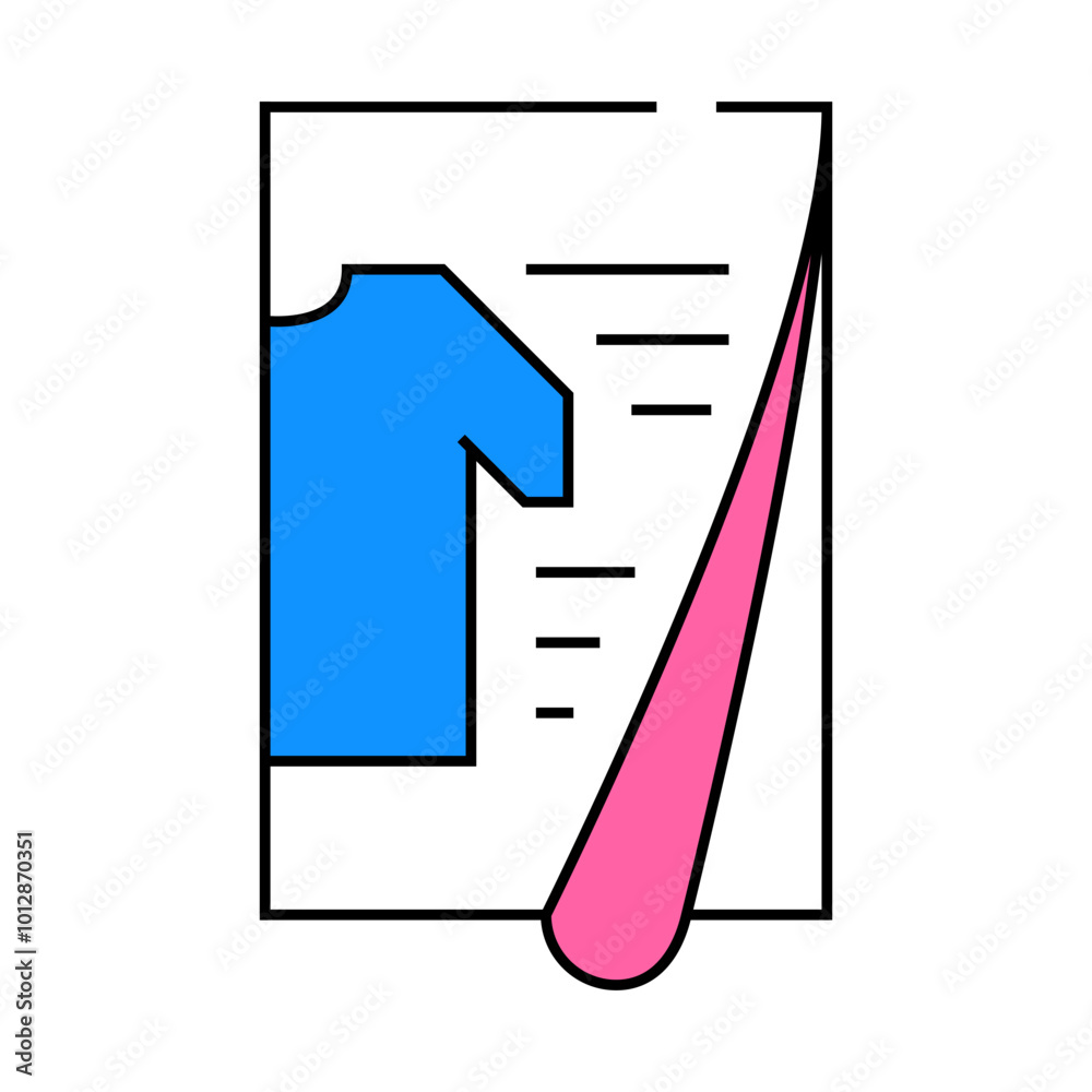 clothing catalog line icon vector. clothing catalog sign. isolated symbol illustration clothing catalog line icon vector. clothing catalog sign. isolated symbol illustration