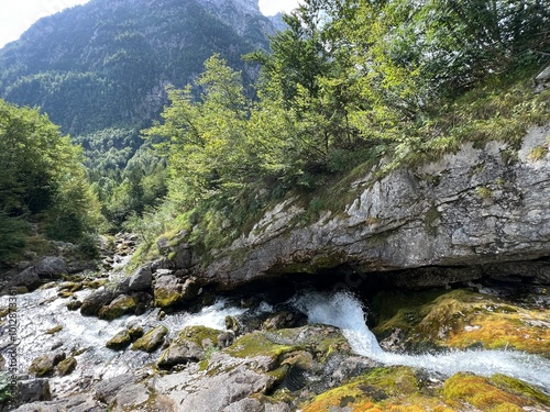 The upper part of the Soča river, Trenta (Triglav National Park, Slovenia) - Der obere Teil des Flusses Soca, Trenta (Triglav-Nationalpark, Slowenien) - Zgornji del reke Soče, Trenta (Slovenija) photo