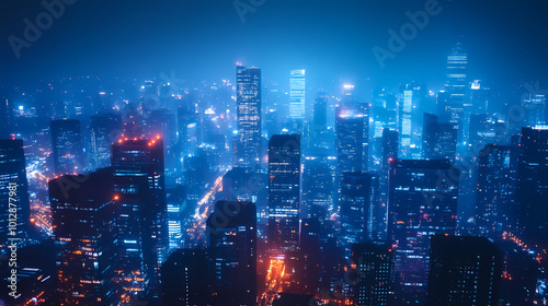 Wallpaper Mural Abstract sci-fi style background image,Modern sci-fi science image Torontodigital.ca