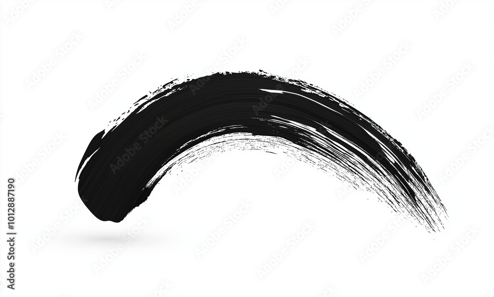 black and white paint brush strokes, Black ink brush stroke on a white background, abstract shape of a paint brush texture with space, Black-colored brush strokes isolated on a white background black and white paint brush strokes, Black ink brush stroke on a white background, abstract shape of a paint brush texture with space, Black-colored brush strokes isolated on a white background