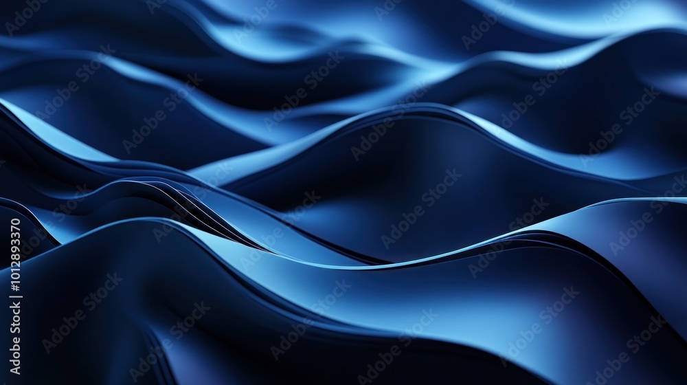 Abstract Blue Waves Abstract Blue Waves