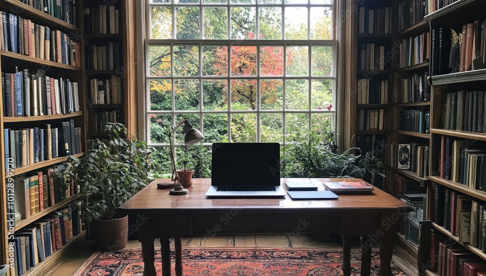 Fototapeta premium A Cozy Reading Nook