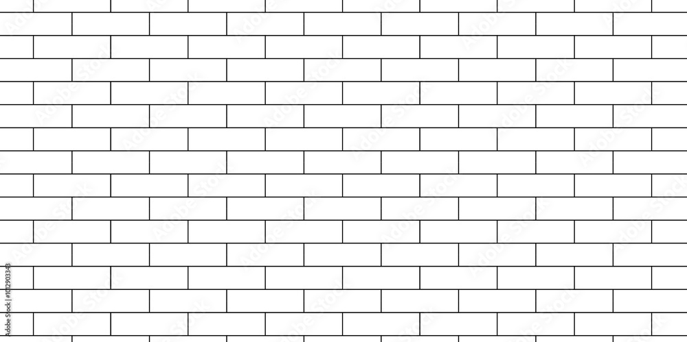 White brick blank home wall texture copy for space panorama white tiles and black joints. white brick wall used for background.
White brick blank home wall texture copy for space panorama white tiles and black joints. white brick wall used for background.