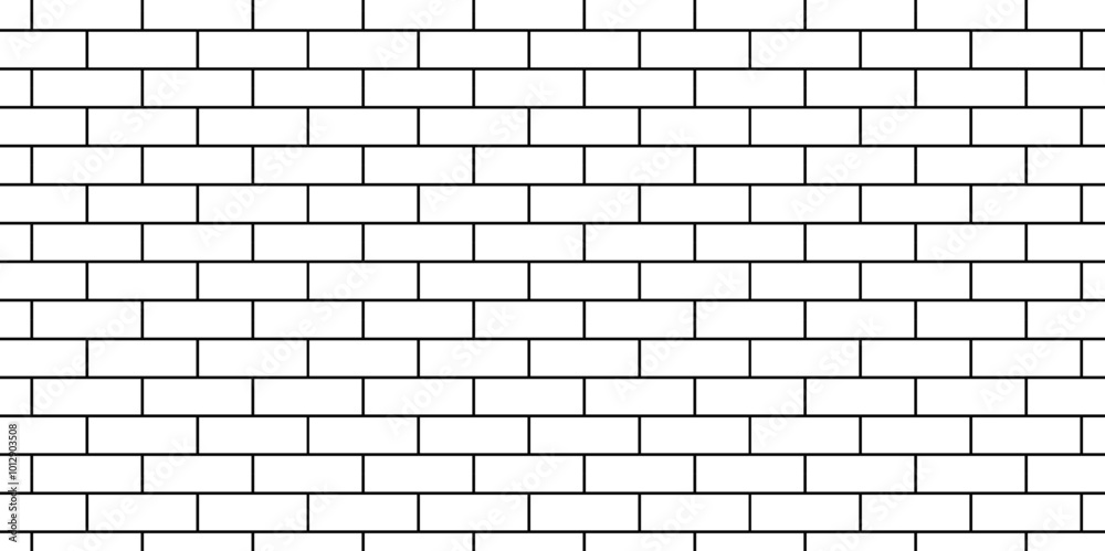 White brick blank home wall texture copy for space panorama white tiles and black joints. white brick wall used for background.
White brick blank home wall texture copy for space panorama white tiles and black joints. white brick wall used for background.