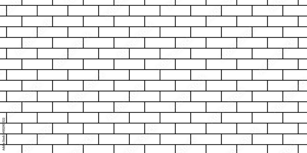 White brick blank home wall texture copy for space panorama white tiles and black joints. white brick wall used for background.
White brick blank home wall texture copy for space panorama white tiles and black joints. white brick wall used for background.