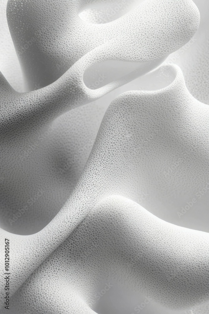 Obraz premium Abstract White Surface with Textured Pattern