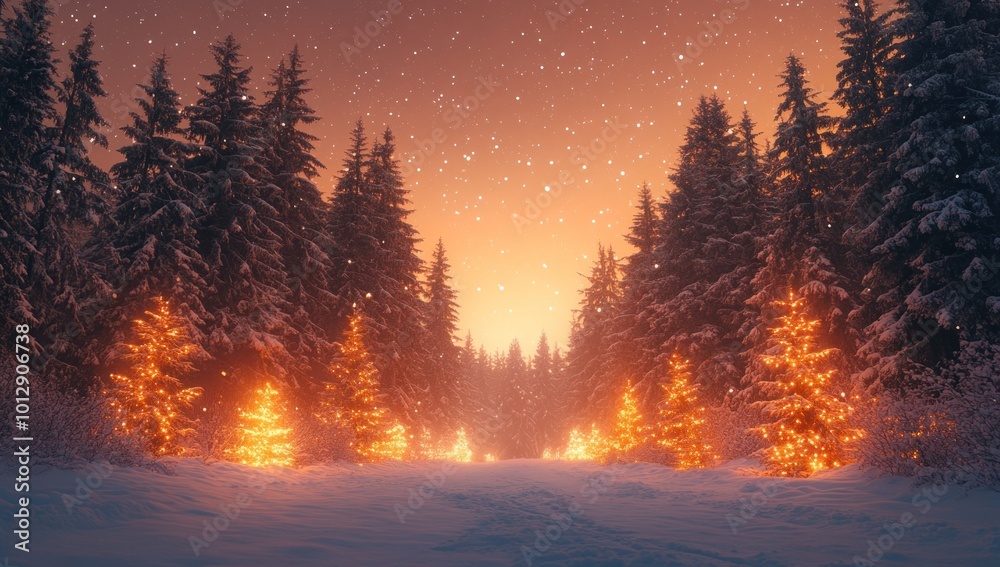 Enchanted Winter Forest Enchanted Winter Forest