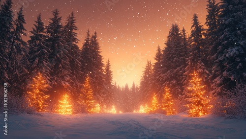 Enchanted Winter Forest