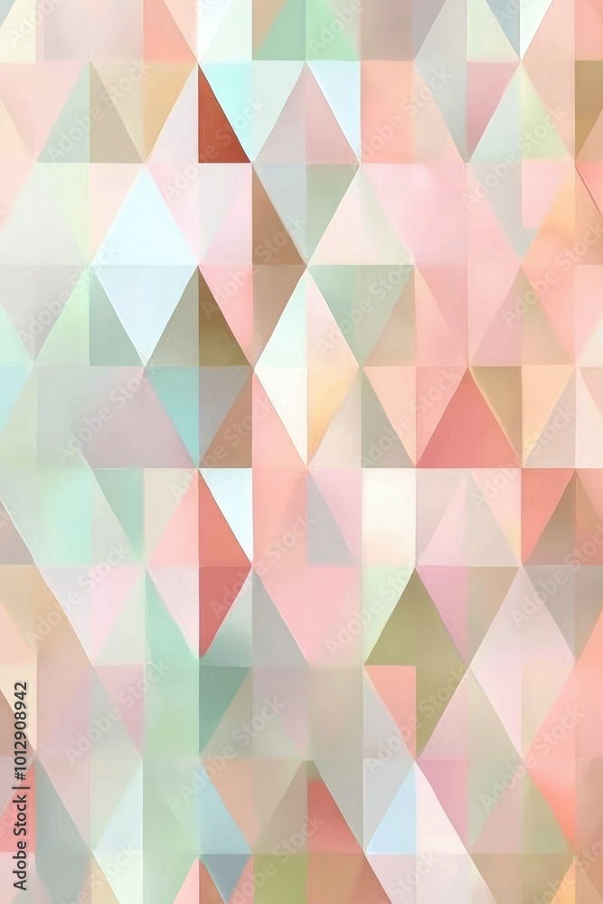Abstract Geometric Pattern with Pastel Colors Abstract Geometric Pattern with Pastel Colors