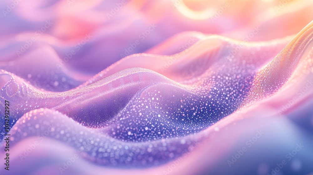 Ethereal Waves of Colorful Fluid with Droplets Ethereal Waves of Colorful Fluid with Droplets