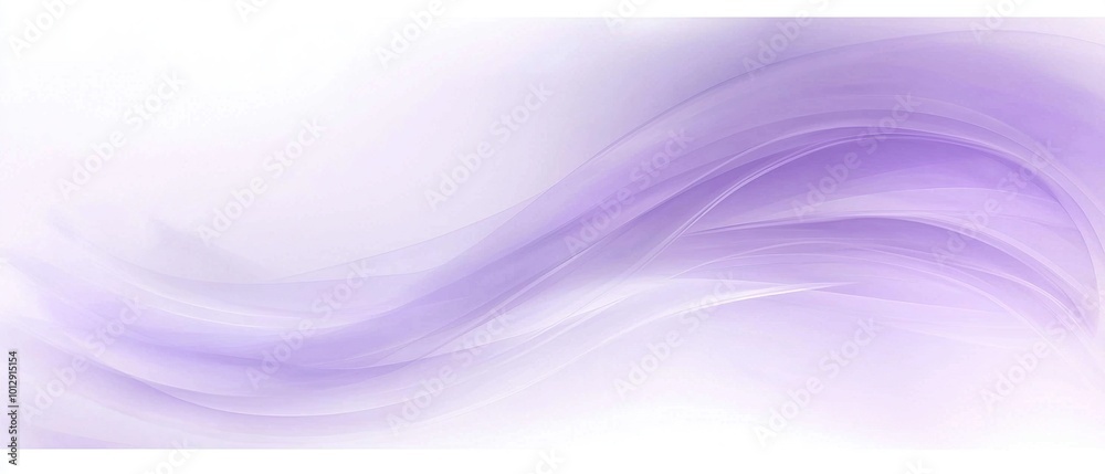 Obraz premium Abstract purple and white background with flowing lines and curves.