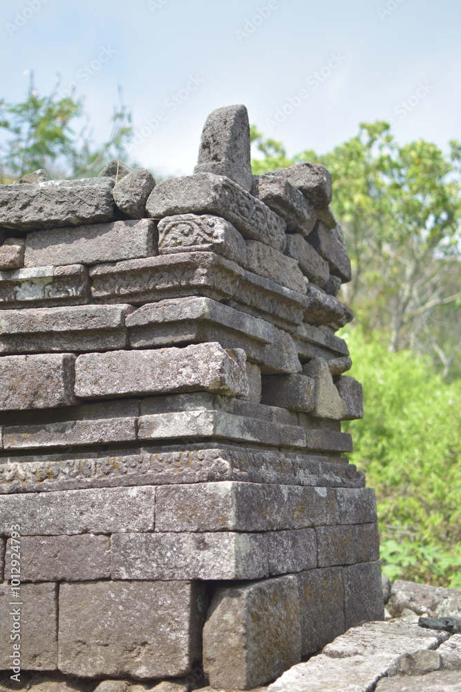 Shinta Temple archaeological site on Mount Penanggungan Shinta Temple archaeological site on Mount Penanggungan