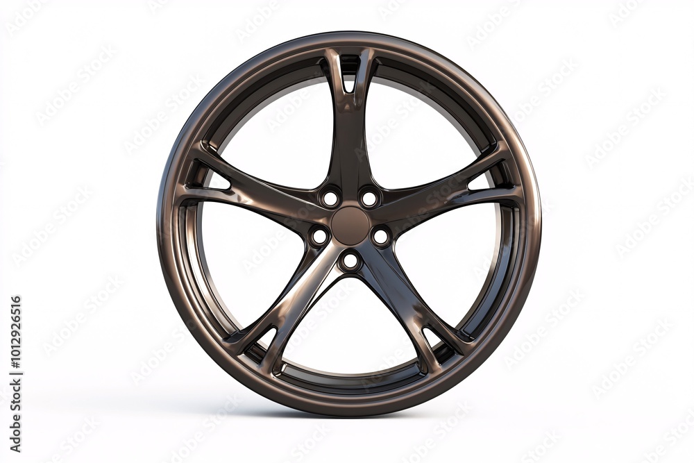 Obraz premium A customizable circular wheel template featuring generous space for text, set against a clean white backdrop.