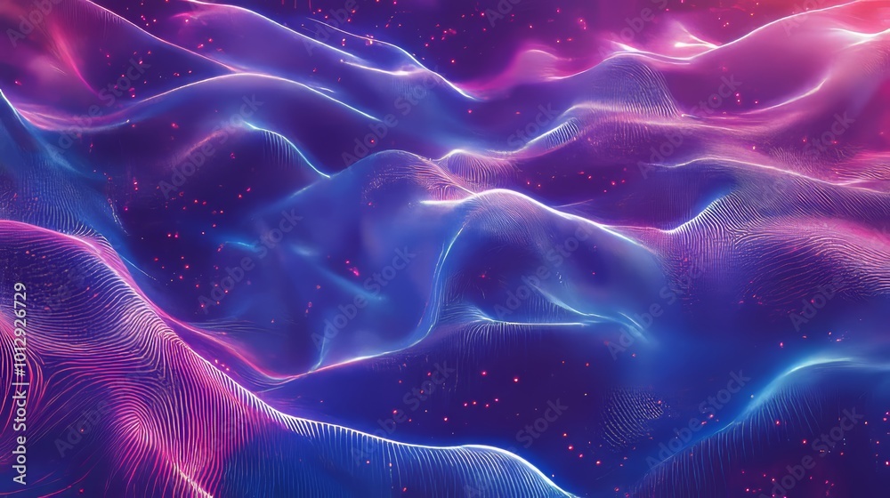 Vibrant Abstract Wave Patterns in Colorful Background Vibrant Abstract Wave Patterns in Colorful Background