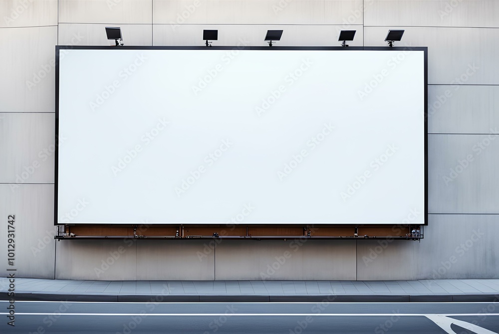 billboard on the street, a large electronic display or billboard mockup billboard on the street, a large electronic display or billboard mockup