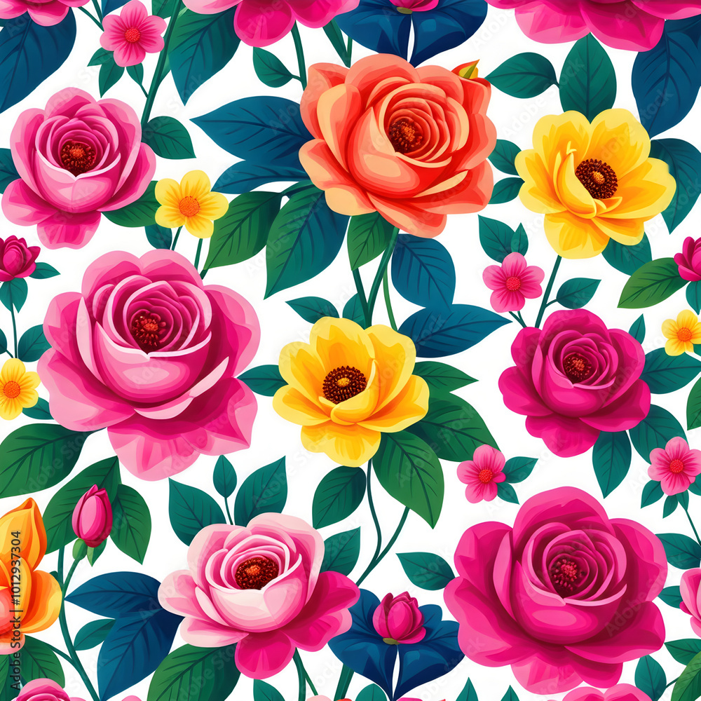 seamless pattern with roses
seamless pattern with roses