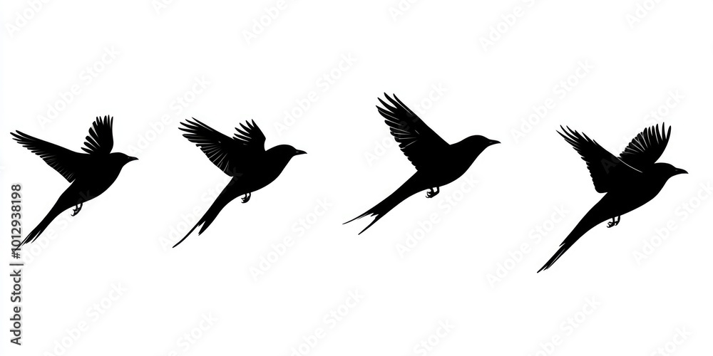 Fototapeta premium Birds in flight