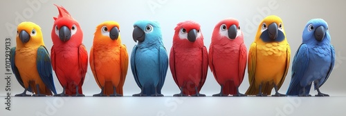 Colorful Parrots