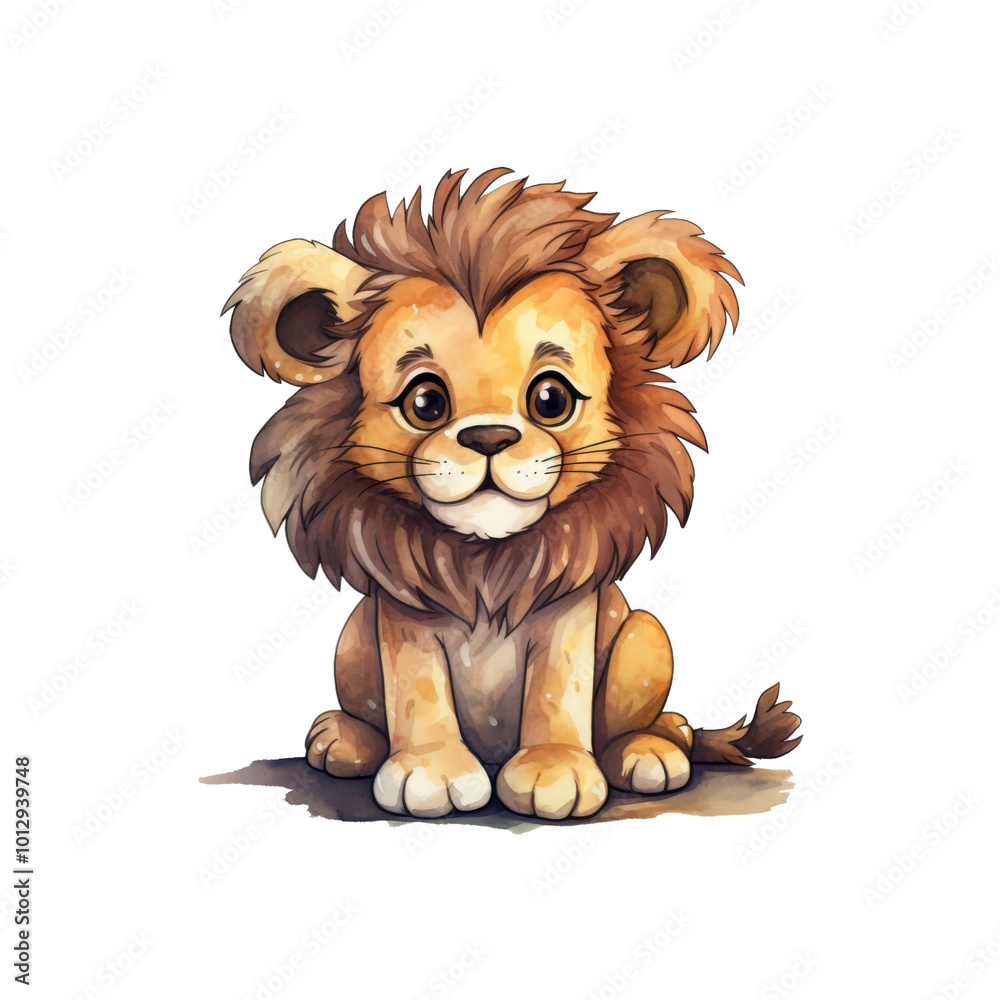 The sitting lion cub is perfect for wildlife posters, educational materials, children's books, and nature themed designs. Generative AI The sitting lion cub is perfect for wildlife posters, educational materials, children's books, and nature themed designs. Generative AI