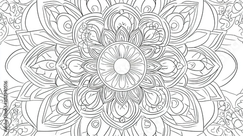 Mandala. Round Ornament Pattern