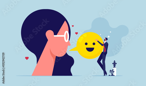 Embrace feedback concept. professional growth and self development business. Ask for feedback, Embrace feedback, Protect yourself from criticism