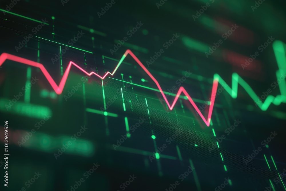 Line Graph Close Up Line Graph Close Up