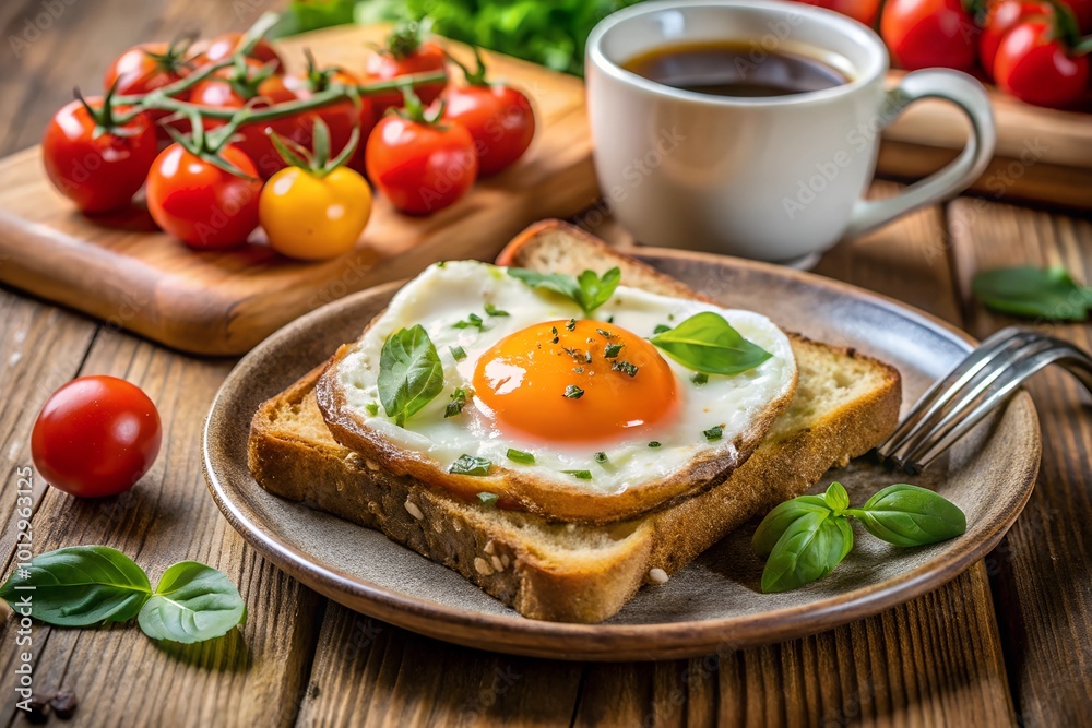 Tasty breakfast egg toast Tasty breakfast egg toast
